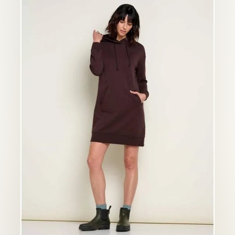 NWT: Toad&Co Hemp Daybreaker Dress in Carob